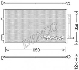 Радиатор кондиционера DCN06016 DENSO фото 1