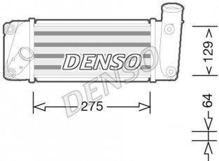 Купити DIT50009 DENSO Інтеркулер Королла 1.4 D-4D