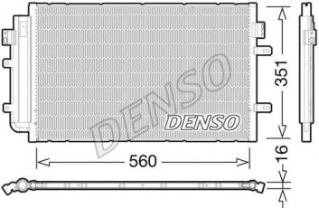 Радіатор кондиціонера DCN12005 DENSO фото 1