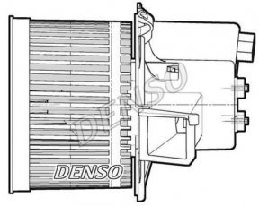 Купить DEA09061 DENSO Вентилятор печки Фиат 500 (1.2, 1.3 D Multijet, 1.4)