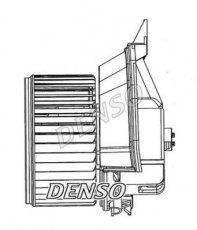 Вентилятор пічки DEA09200 DENSO фото 1