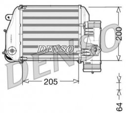 Купити DIT02024 DENSO Інтеркулер Audi
