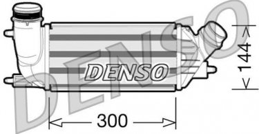 Купити DIT07001 DENSO Інтеркулер Scudo 2.0 D Multijet