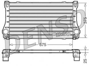 Купить DIT50006 DENSO Интеркулер Авенсис Т27 (2.0 D-4D, 2.2 D-4D)