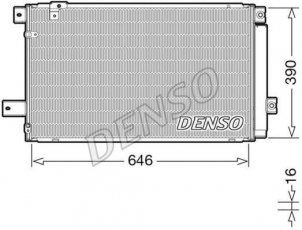Купить DCN50049 DENSO Радиатор кондиционера