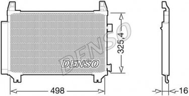 Купить DCN50029 DENSO Радиатор кондиционера Тойота