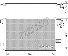 Радіатор кондиціонера DCN32063 DENSO фото 1