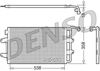 Купить DCN32026 DENSO Радиатор кондиционера Битл RSI 3.2 4motion