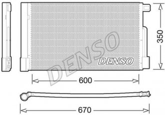 Купити DCN01004 DENSO Радіатор кондиціонера Nemo (1.4, 1.4 HDi)