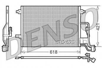 Купить DCN32018 DENSO Радиатор кондиционера Superb (1.8, 1.9, 2.0, 2.5, 2.8)