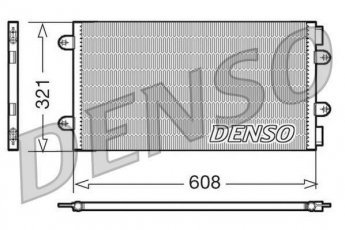 Купити DCN09104 DENSO Радіатор кондиціонера Пунто (1.2 16V 80, 1.2 60)