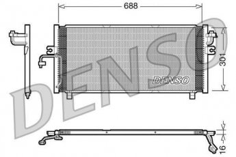 Купить DCN46004 DENSO Радиатор кондиционера Примера P11 (1.6, 1.8, 2.0)