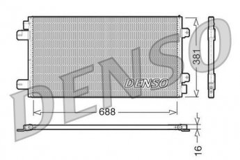 Радіатор кондиціонера DCN23024 DENSO фото 1