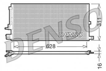Радіатор кондиціонера DCN11007 DENSO фото 1