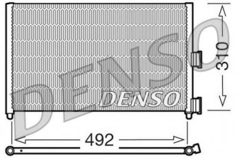 Купити DCN09071 DENSO Радіатор кондиціонера Punto 1.9 JTD