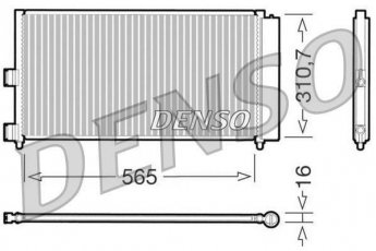 Купить DCN09070 DENSO Радиатор кондиционера Добло (1.2, 1.9)