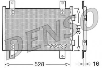 Купити DCN07001 DENSO Радіатор кондиціонера Боксер (2.0, 2.2, 2.8)