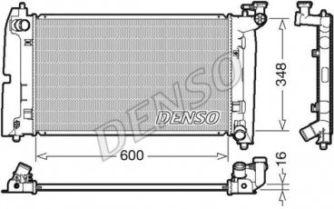 Купить DRM50085 DENSO Радиатор охлаждения двигателя Corolla (120, 140, 150) (1.4 VVT-i, 1.6 VVT-i, 1.8 VVT-i)