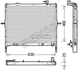 Купить DRM43002 DENSO Радиатор охлаждения двигателя