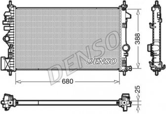 Купити DRM20109 DENSO Радіатор охолодження двигуна Insignia (2.0 Biturbo CDTI, 2.0 CDTI)