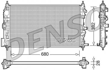 Купить DRM15005 DENSO Радиатор охлаждения двигателя Cruze 2.0 CDI