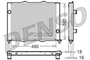 Купить DRM23099 DENSO - Радиатор, охлаждение двигателя