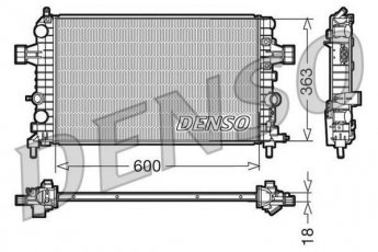 Купити DRM20103 DENSO Радіатор охолодження двигуна Astra (G, H) (1.6, 1.6 16V, 1.8)