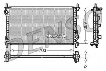 Купить DRM10108 DENSO Радиатор охлаждения двигателя Tourneo Connect (1.8 16V, 1.8 TDCi)