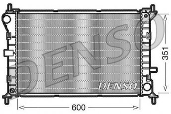 Радіатор охолодження двигуна DRM10051 DENSO фото 1