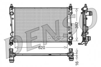 Купити DRM09113 DENSO Радіатор охолодження двигуна Doblo 230 (1.3 D Multijet, 1.4)
