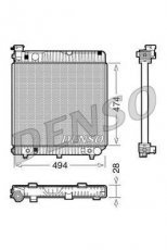 Купить DRM17002 DENSO Радиатор охлаждения двигателя Mercedes T1 (2.3, 2.4, 2.9, 3.0)