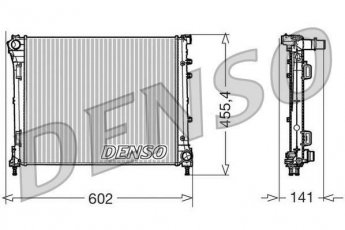 Купить DRM09160 DENSO Радиатор охлаждения двигателя Fiat 500