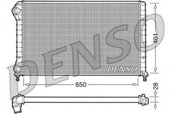 Купити DRM09061 DENSO Радіатор охолодження двигуна Добло (1.4, 1.6, 1.9)