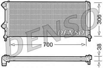 Купити DRM09060 DENSO Радіатор охолодження двигуна Doblo (1.2, 1.9)