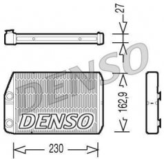 Купить DRR09034 DENSO Радиатор печки Boxer (2.2, 3.0)