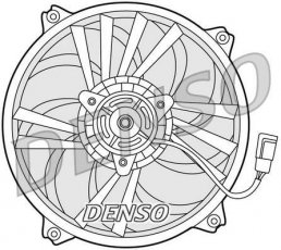 Купить DER21015 DENSO Вентилятор охлаждения Берлинго (1.9 D 70, 1.9 D 70 4WD)