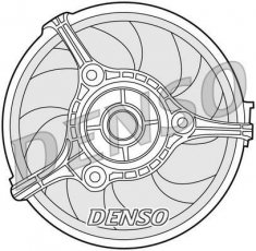 Купити DER02002 DENSO Вентилятор охолодження Ауді А6 С4 (1.8, 1.9 TDI, 2.4)