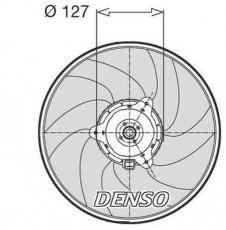 Вентилятор охлаждения DER21003 DENSO фото 1