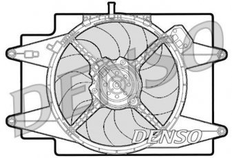 Вентилятор охлаждения DER01001 DENSO фото 1