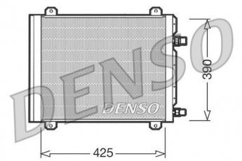 Купить DCN23004 DENSO Радиатор кондиционера Твинго 1 (1.2, 1.2 16V)