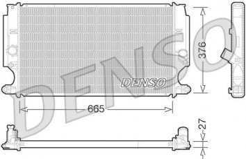 Купити DRM50072 DENSO Радіатор охолодження двигуна Ауріс