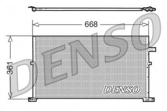 Купити DCN10013 DENSO Радіатор кондиціонера Mondeo 3 (1.8, 2.0, 2.2, 2.5, 3.0)