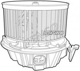 Купити DEA37001 DENSO Вентилятор пічки Дастер (1.5 dCi, 1.6 16V)