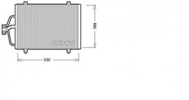 Купити DCN23003 DENSO Радіатор кондиціонера Scenic 1 1.9 D