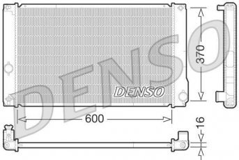 Купить DRM50076 DENSO Радиатор охлаждения двигателя