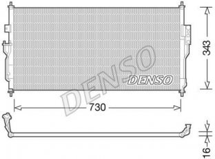 Купити DCN46006 DENSO Радіатор кондиціонера Almera B10 1.6 16V