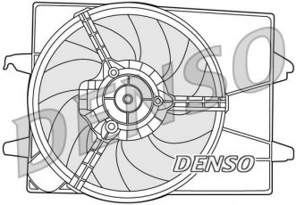 Купить DER10003 DENSO Вентилятор охлаждения Fusion 1.4 TDCi