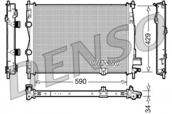 Купить DRM46018 DENSO Радиатор охлаждения двигателя Кашкай
