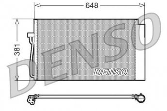 Купити DCN05017 DENSO Радіатор кондиціонера БМВ Е65 (Е65, Е66) (3.0, 3.9, 4.4)