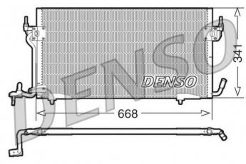 Купити DCN21011 DENSO Радіатор кондиціонера